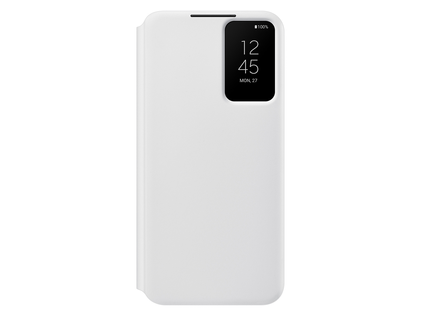S22+ S-View Flip Cover, White Mobile Accessories - Samsung US