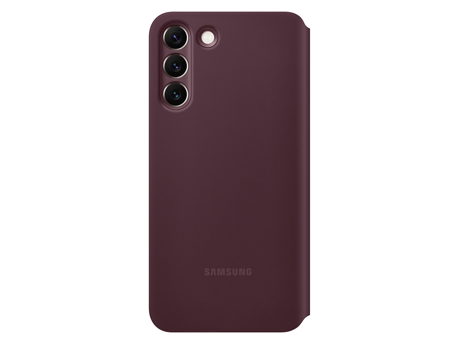 Thumbnail image of Galaxy S22+ S-View Flip Cover, Burgundy