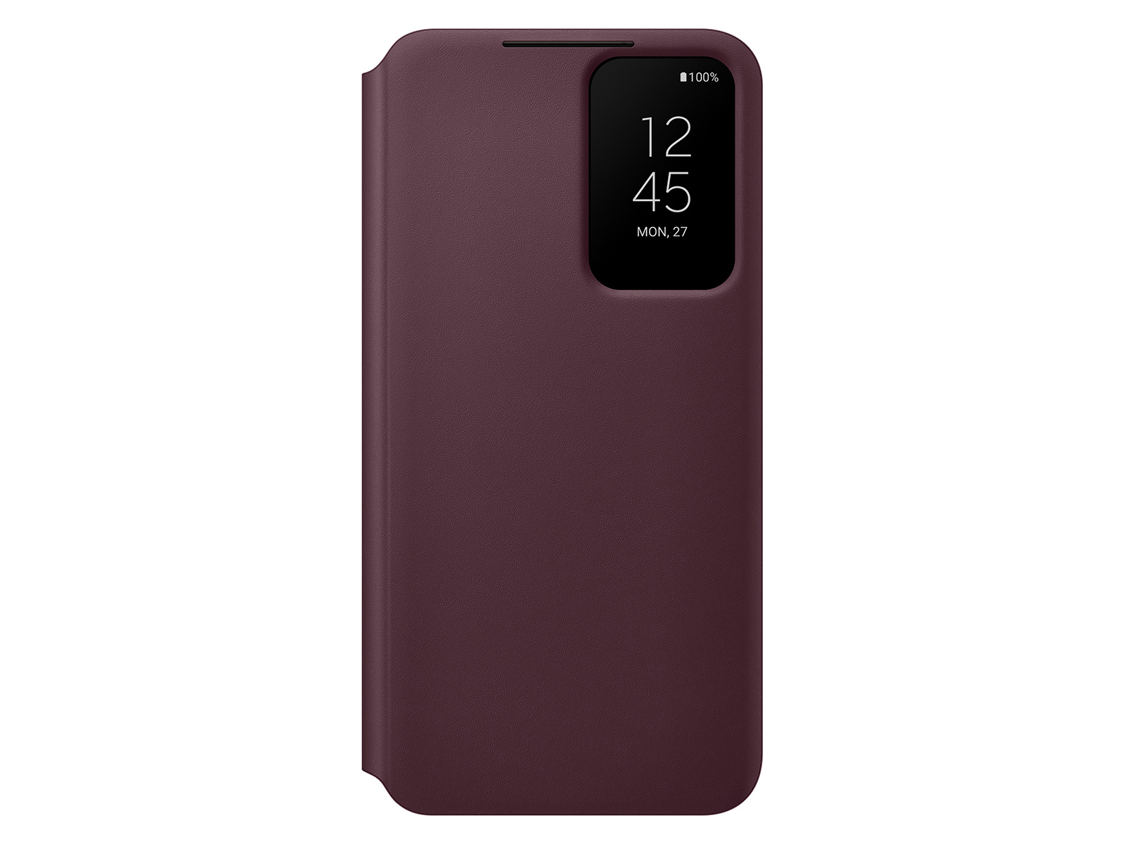 Thumbnail image of Galaxy S22 S-View Flip Cover, Burgundy