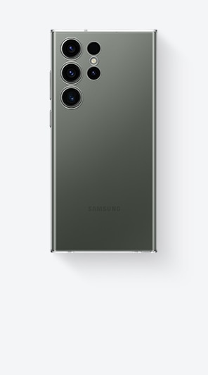Blue LV Flowers Samsung Galaxy S23 Ultra Clear Case