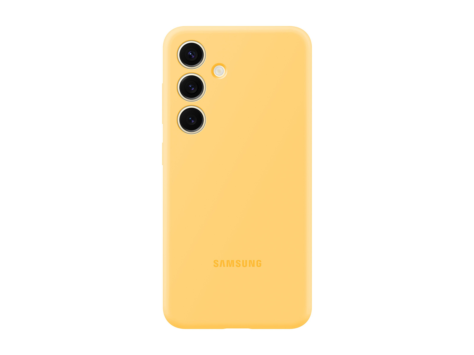 Galaxy S24 Silicone Case, Yellow