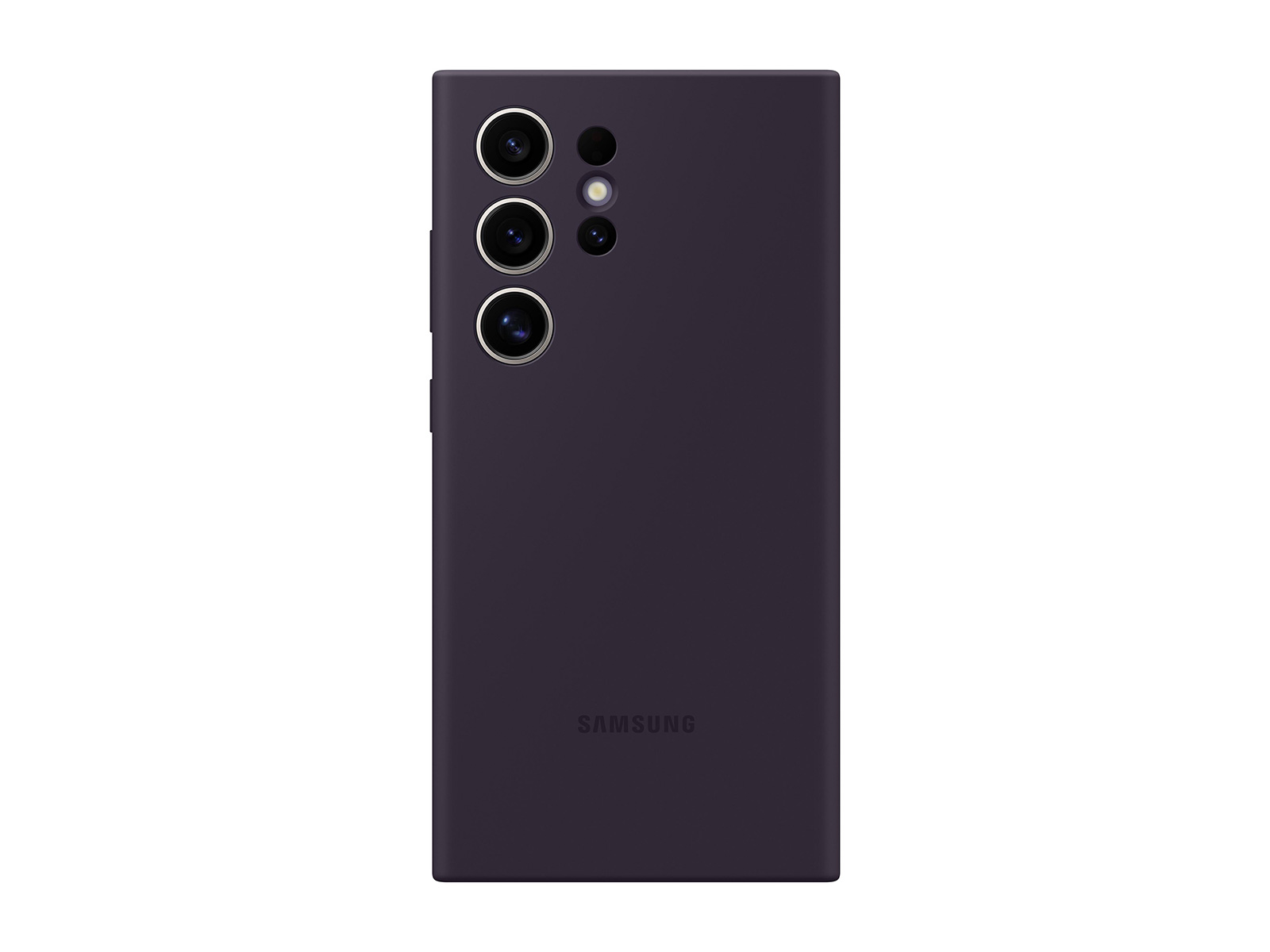 Galaxy S24 Ultra Silicone Case, Dark Violet Mobile Accessories