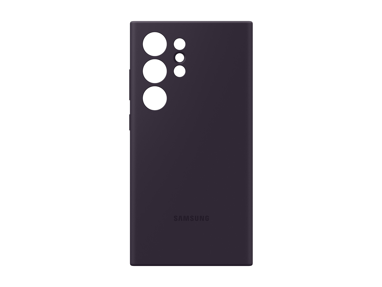 Samsung Galaxy S24 Ultra Silicone Dark Violet Case | Best Buy