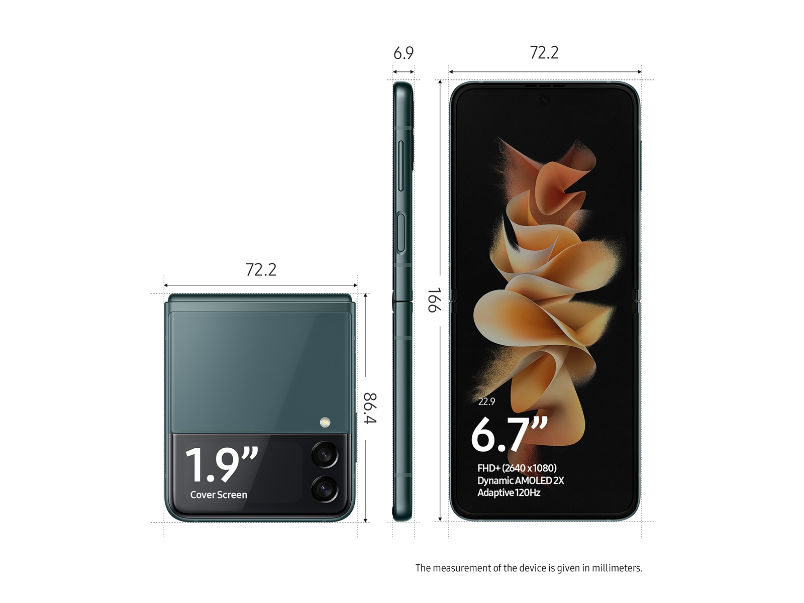 Best Buy: Samsung Galaxy Z Flip3 5G 128GB Green (Verizon)  SM-F711UZGBVZW/SM-F711UZGAVZW