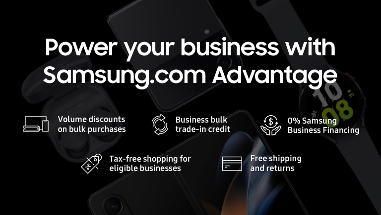 Power your business with Samsung.com Advantage
