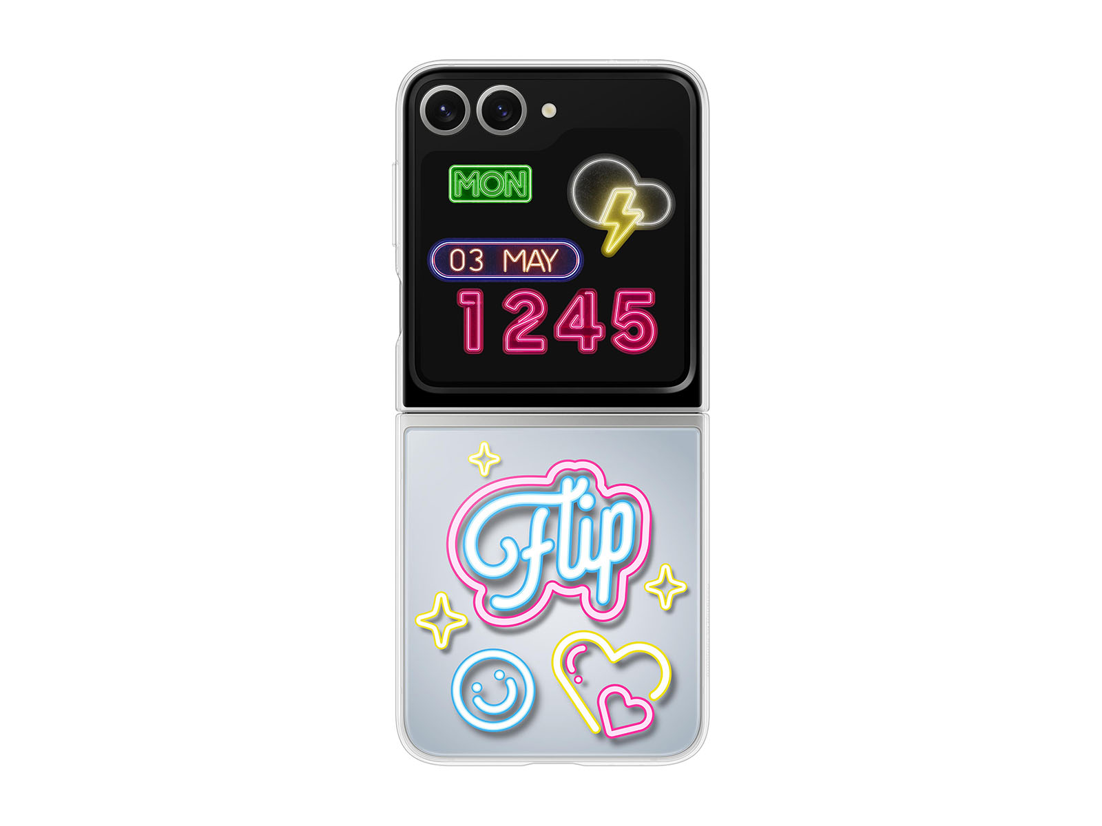 Thumbnail image of Galaxy Z Flip6 Flipsuit Case with LED, Transparent