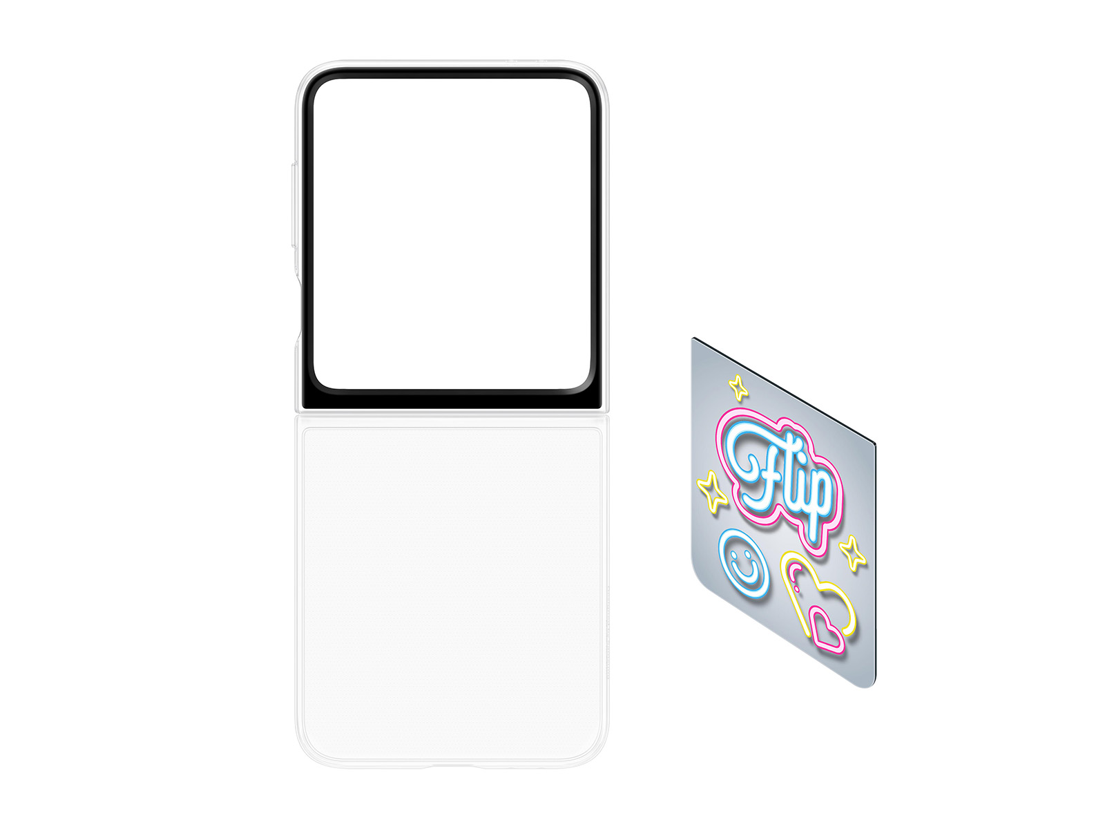 Thumbnail image of Galaxy Z Flip6 Flipsuit Case with LED, White