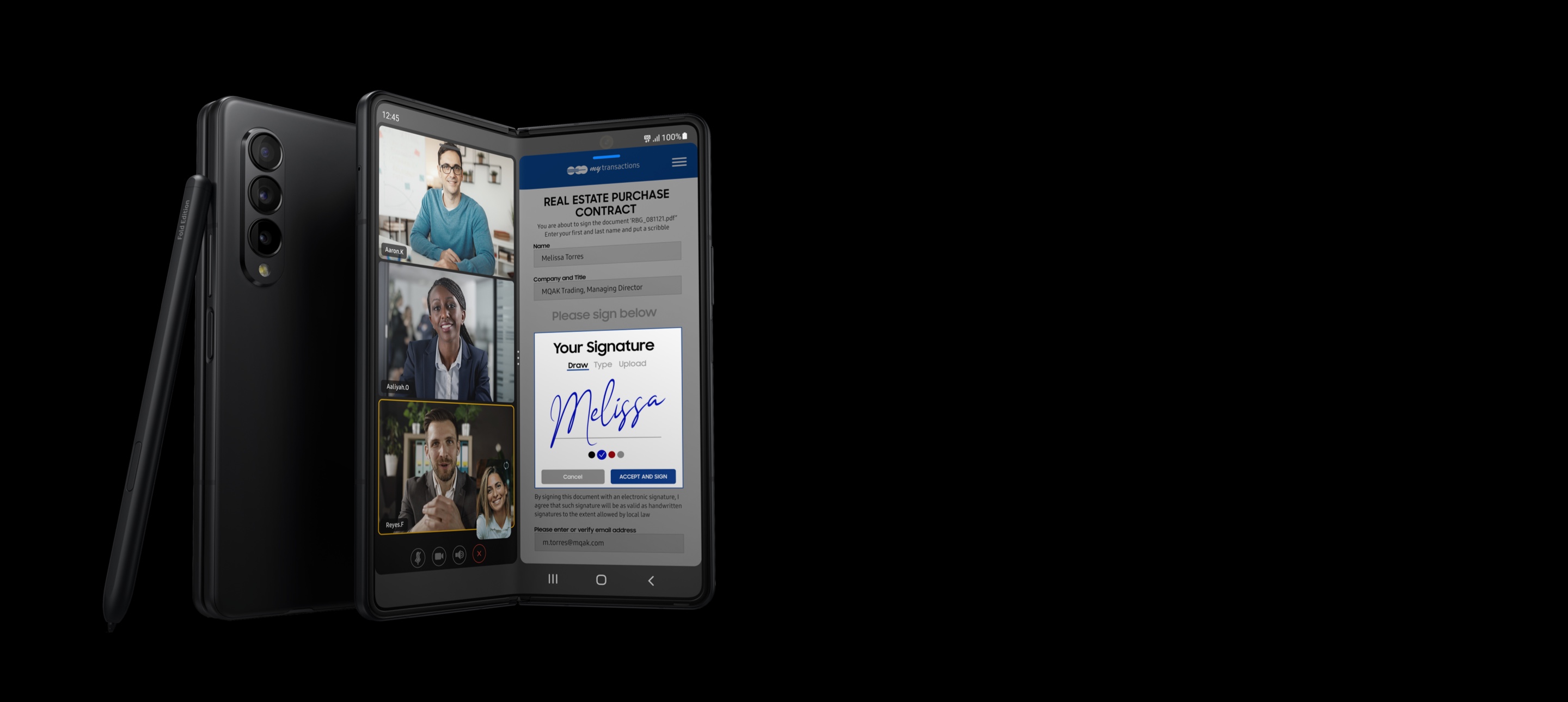 Galaxy Z Fold3 5G for business