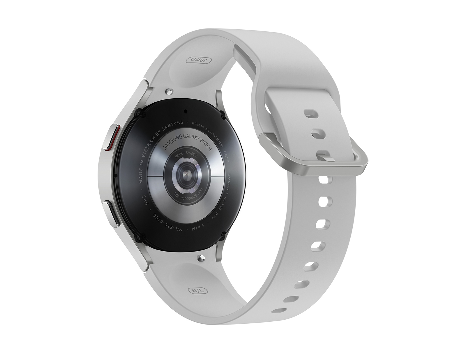 SM-R870NZSAXAA | Galaxy Watch4, 44mm, Silver, Bluetooth | Samsung 