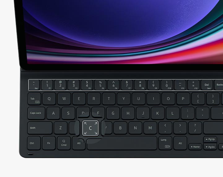 Galaxy Tab S9 Book Cover Keyboard-