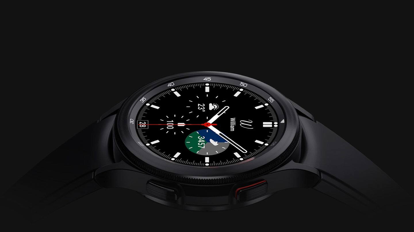 SM-R880NZKAXAA | Galaxy Watch4 Classic, 42mm, Black, Bluetooth 