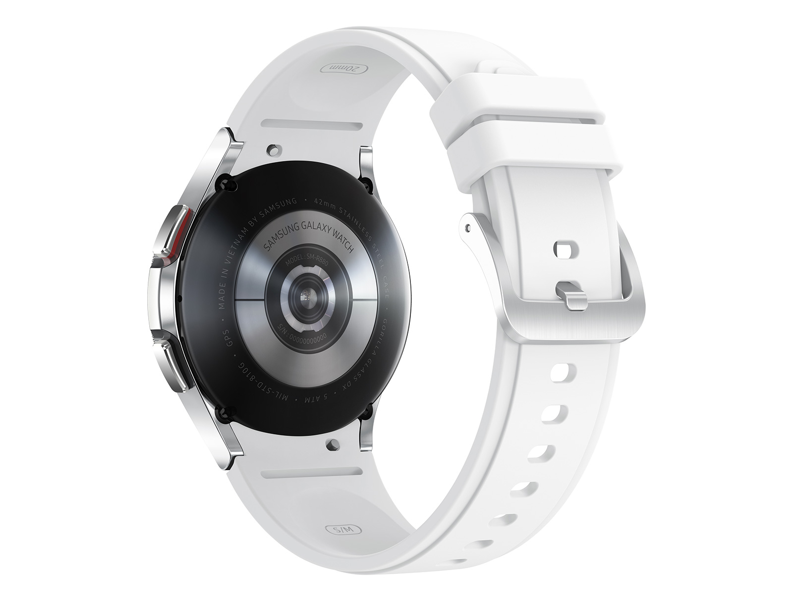 SM-R880NZSAXAA | Galaxy Watch4 Classic, 42mm, Silver, Bluetooth 