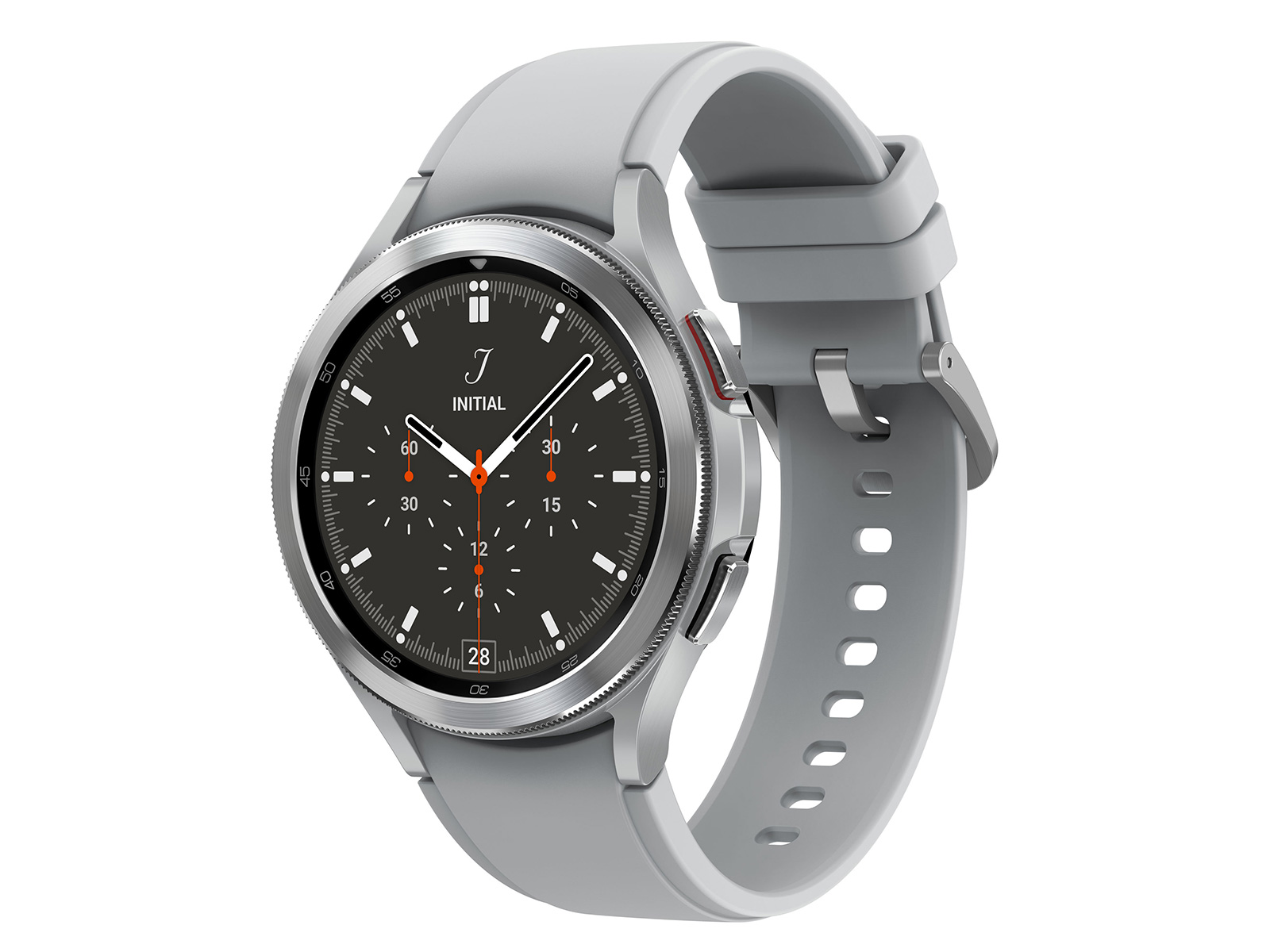 SM-R895UZSAXAA | Galaxy Watch4 Classic, 46mm, Silver, LTE