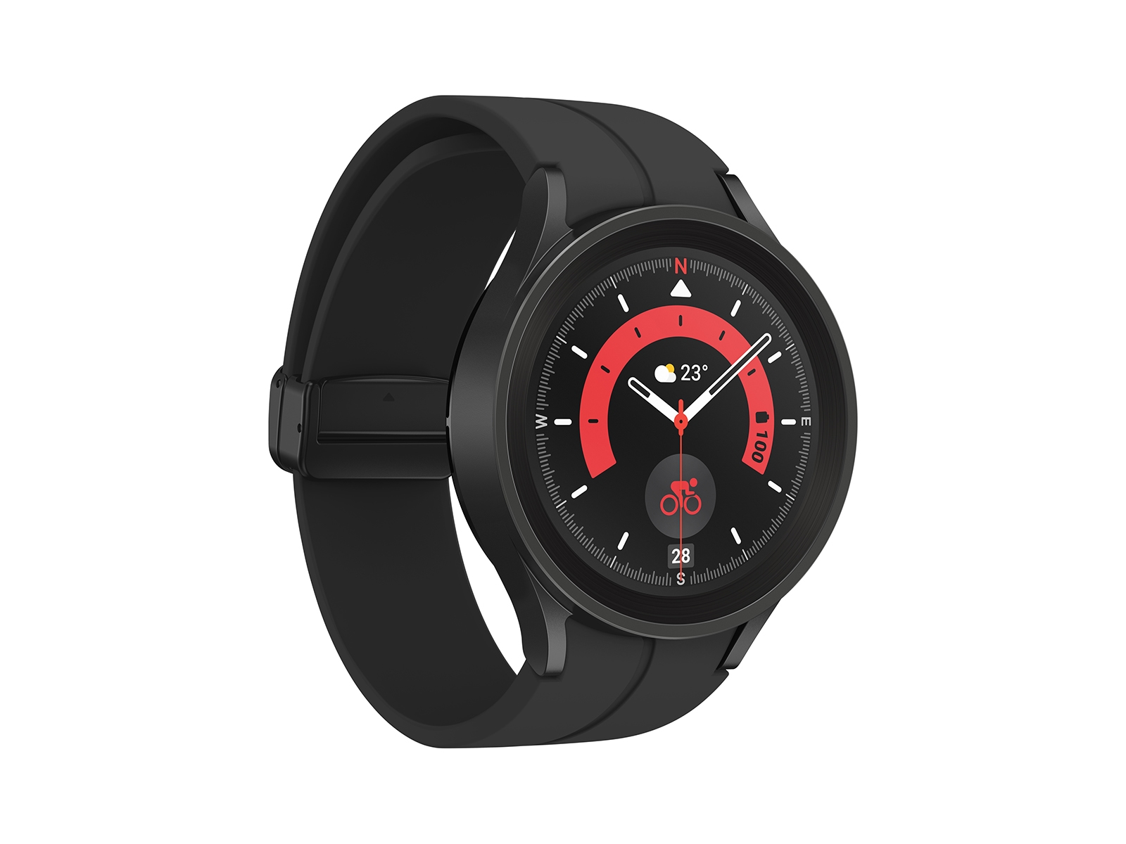 Black Business US Pro, Bluetooth Samsung Galaxy | Watch5 SM-R920NZKAXAA 45mm, | Titanium,