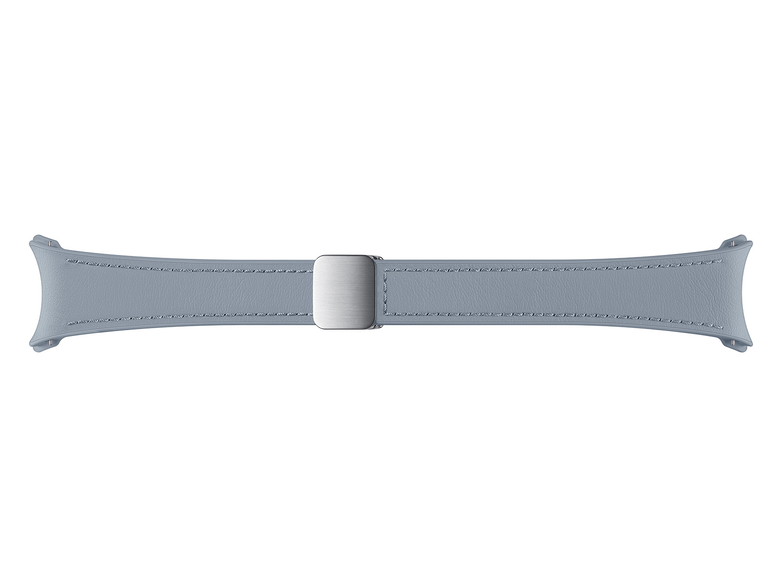 Galaxy Watch D-Buckle Hybrid Eco-Leather Band, S/M, Blue for