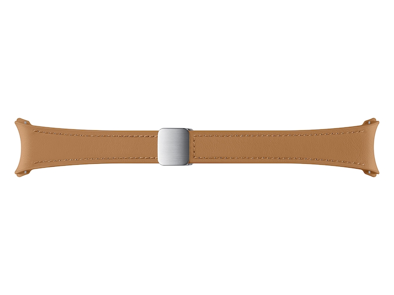 Galaxy Watch D-Buckle Hybrid Eco-Leather Band, S/M, Camel Mobile  Accessories - ET-SHR93SDEGUJ | Samsung US