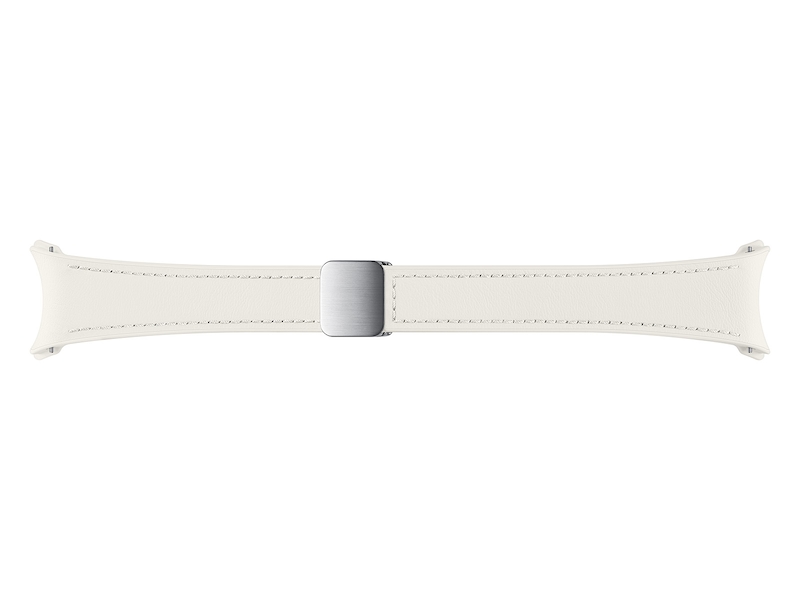 Galaxy Watch D-Buckle Hybrid Eco-Leather Band, S/M, Cream Mobile  Accessories - ET-SHR93SUEGUJ | Samsung US