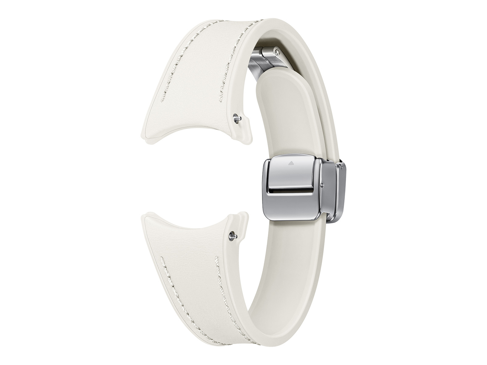 - US Samsung Band, Hybrid Eco-Leather Cream D-Buckle Watch S/M, Galaxy ET-SHR93SUEGUJ | Accessories Mobile