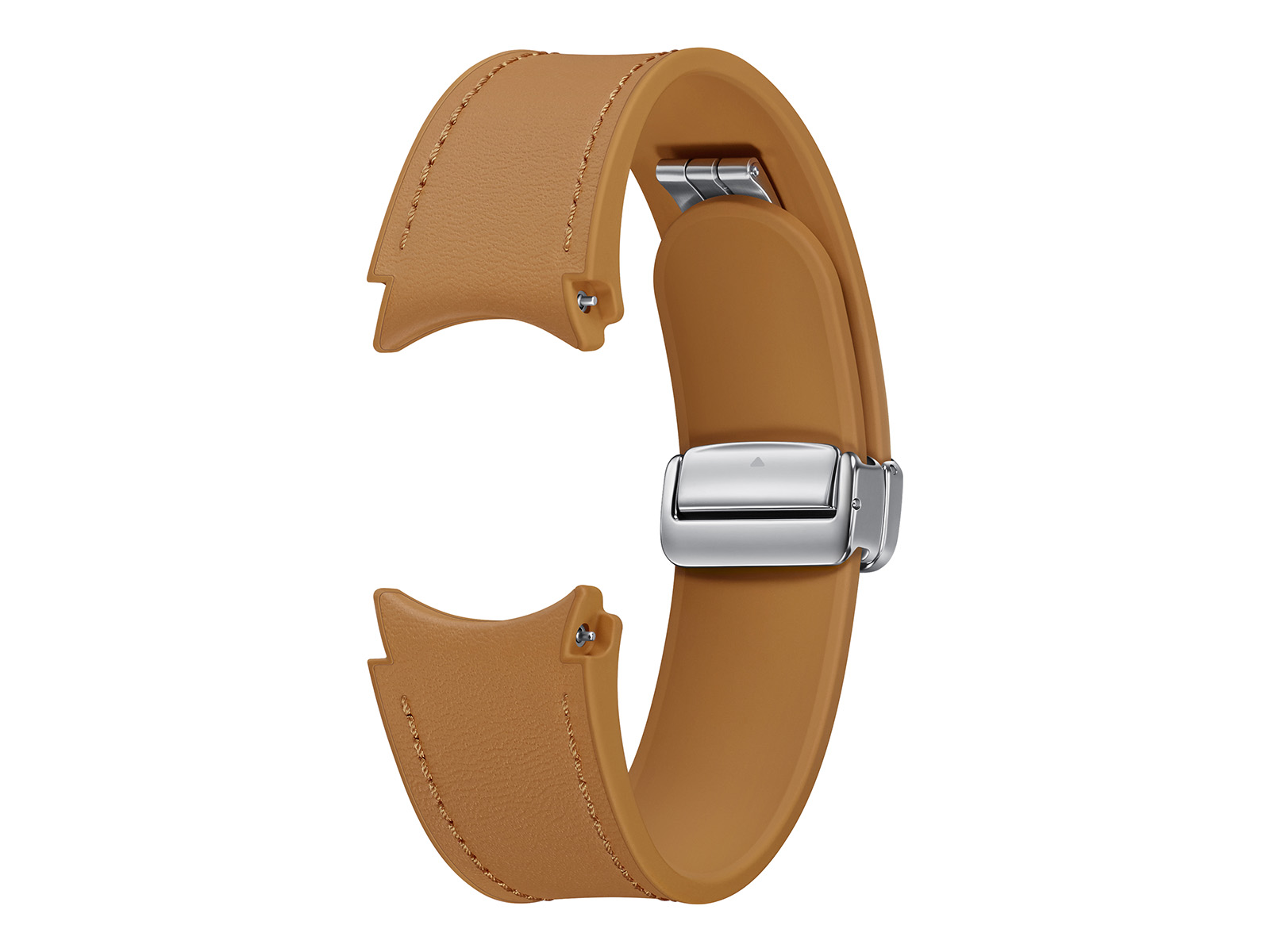Galaxy Watch D-Buckle Hybrid Eco-Leather Accessories - Mobile M/L, US Camel | Samsung Band, ET-SHR94LDEGUJ