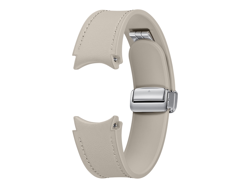 ETSHR94LAEGUJ by Samsung - Galaxy Watch D-Buckle Hybrid Eco-Leather Band,  M/L, Etoupe