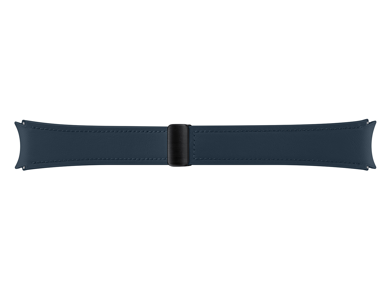 Galaxy Watch D-Buckle Hybrid Eco-Leather Band, M/L, Indigo Mobile 