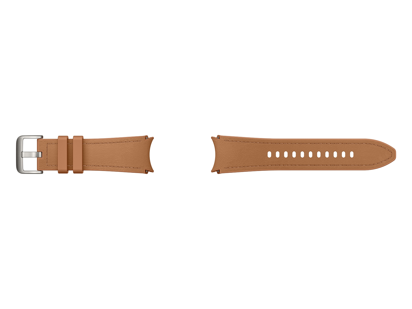 Galaxy Watch Hybrid US Band, Accessories - Eco-Leather Samsung | Camel Mobile T-Buckle S/M, ET-SHR95SDEGUJ