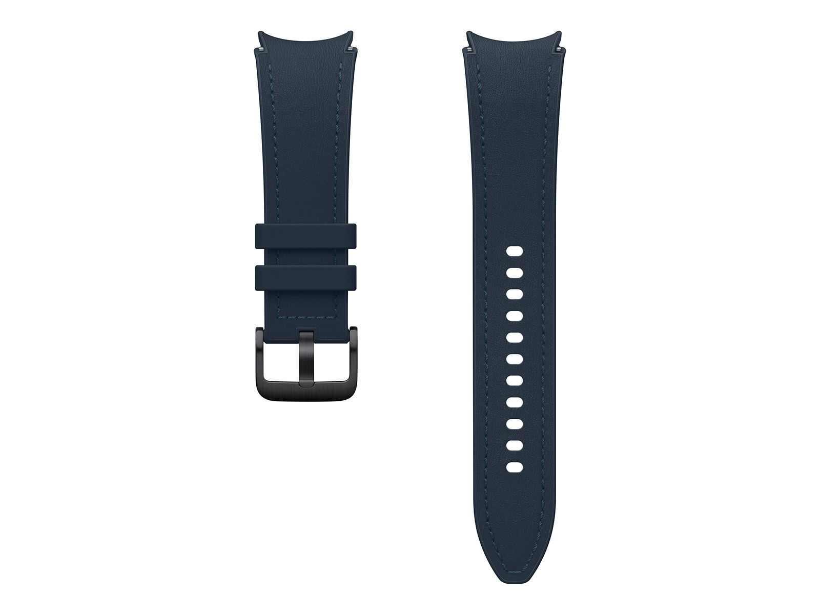 Galaxy Watch Hybrid Eco-Leather T-Buckle Band, M/L, Indigo