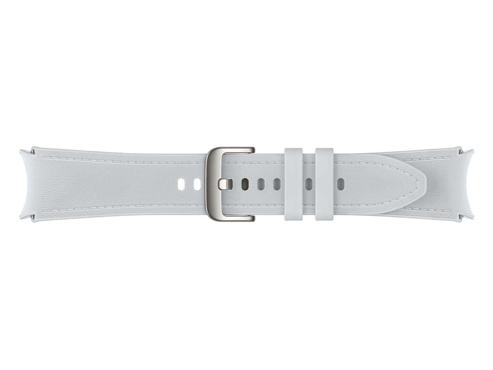 Thumbnail image of Galaxy Watch Hybrid Eco-Leather T-Buckle Band, M/L, Silver