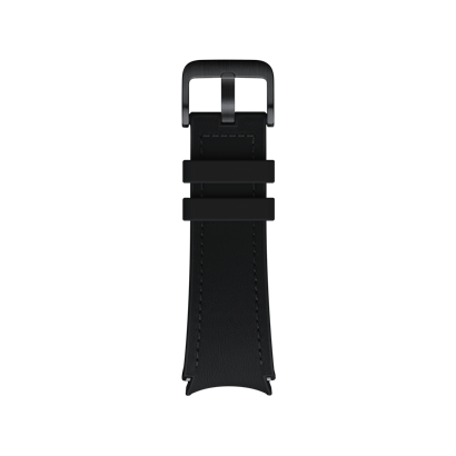 Samsung Galaxy Watch6 Classic - 43 mm - smart watch with band - hybrid  eco-leather - black - band size: S/M - display 1.3 - 16 GB - NFC, Wi-Fi,  Bluetooth - 1.83 oz - black