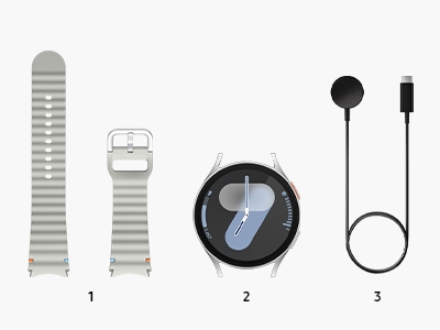 SAMSUNG - Galaxy Watch7 44㎜ シルバー Bluetooth版【新品】 Samsung Galaxy Watch7 Aluminum Smartwatch 44mm BT Silver